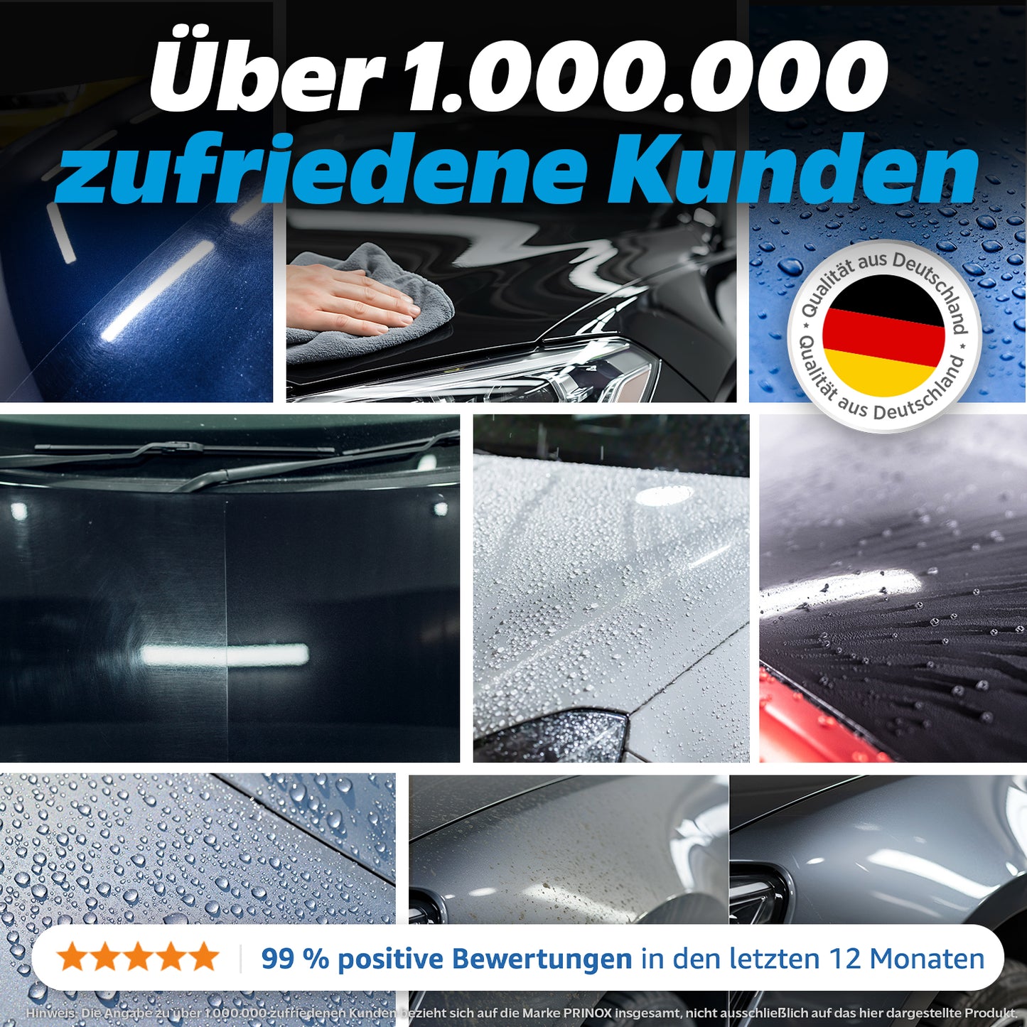 PRINOX Profi Keramik Nanotech Lack Versiegelung 550ml inkl. Mikrofasertuch