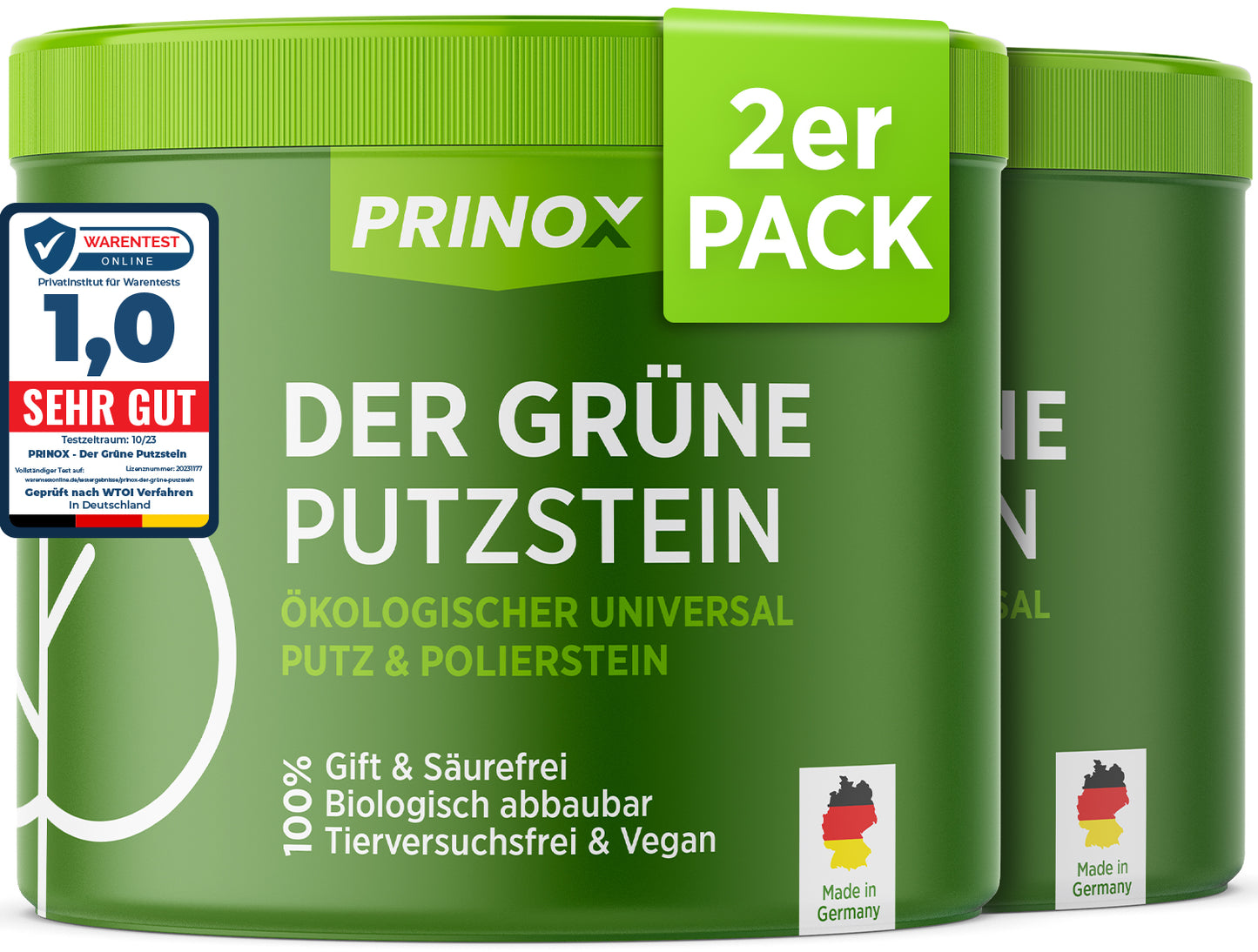 2x Putzstein 950g (inkl. 2x Schwamm)
