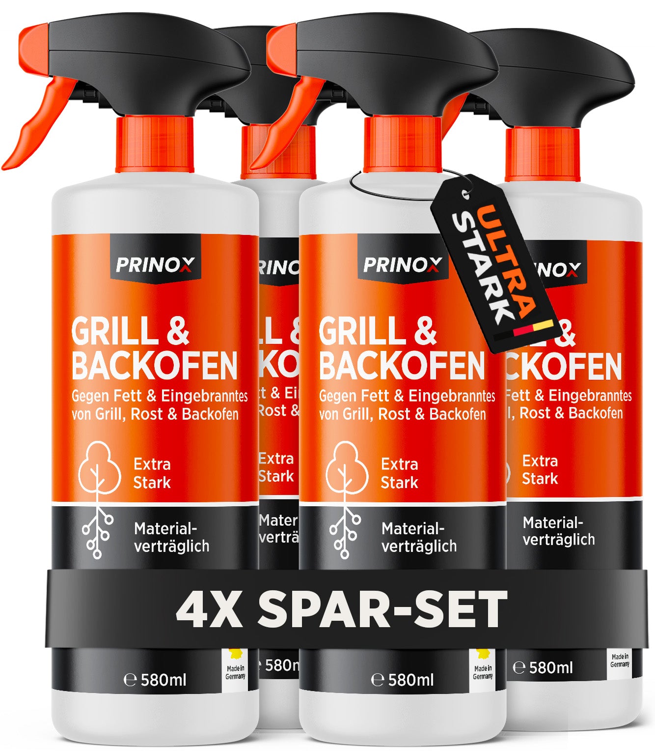 4x Grillreiniger 550ml