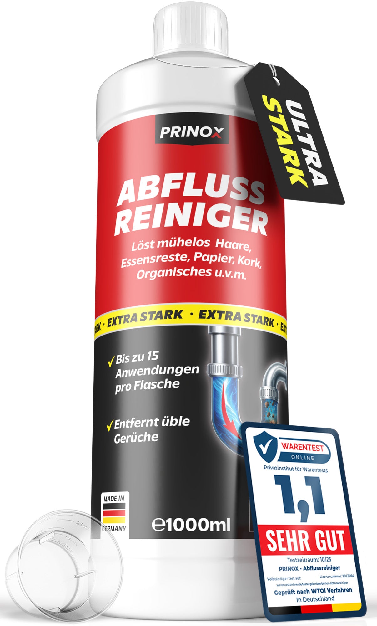 PRINOX Abflussreiniger ULTRA STARK 1000ml