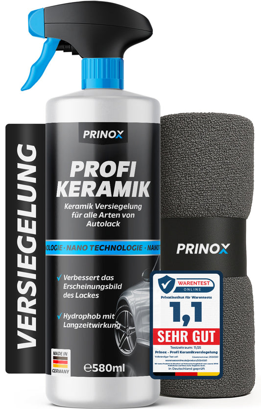PRINOX Profi Keramik Nanotech Lack Versiegelung 550ml inkl. Mikrofasertuch