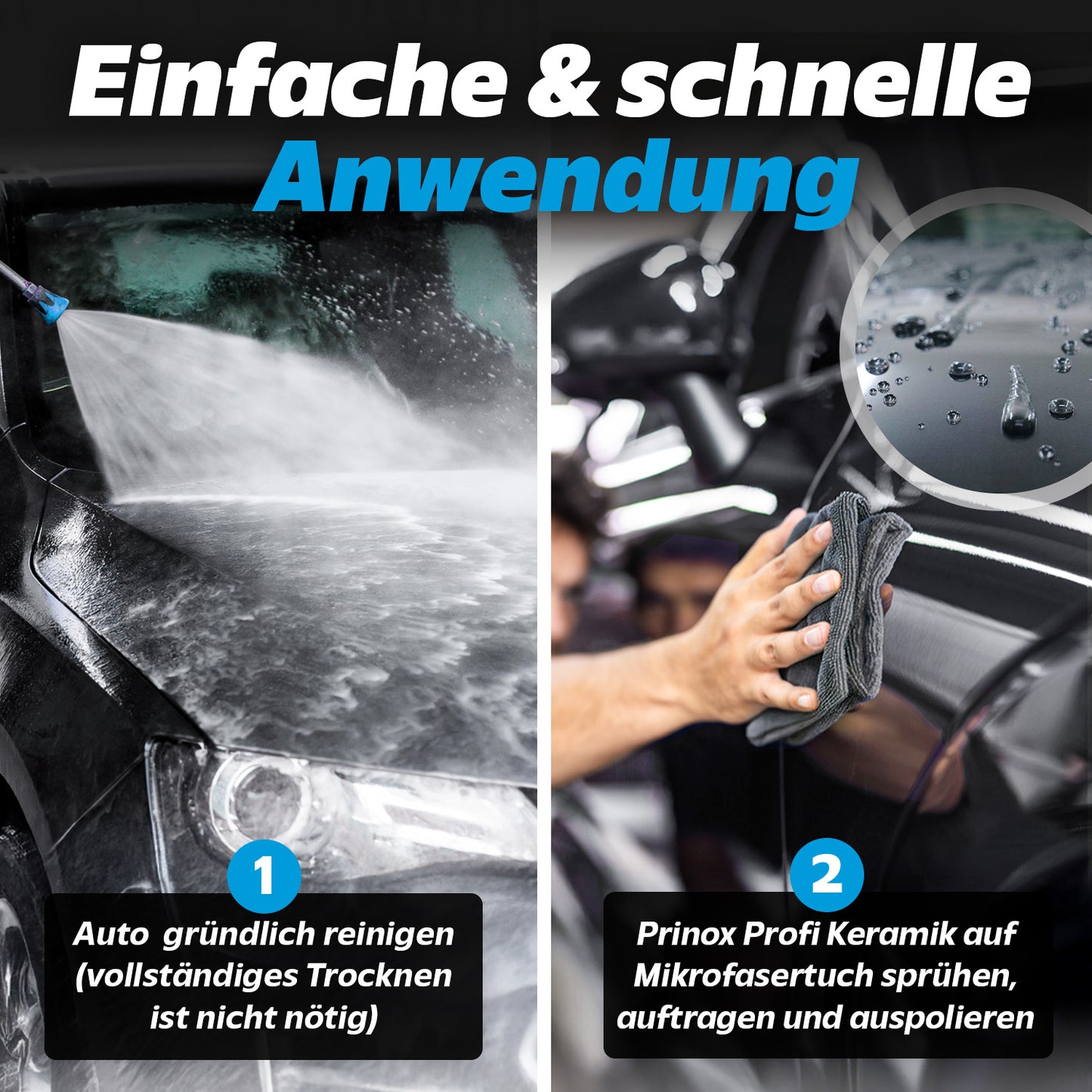 PRINOX Profi Keramik Nanotech Lack Versiegelung 550ml inkl. Mikrofasertuch