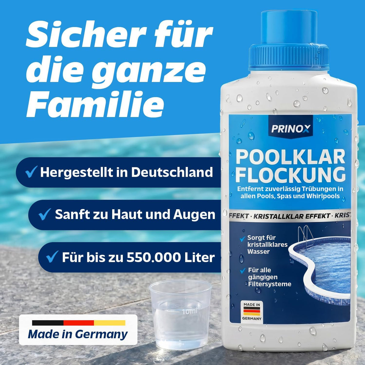 1x Pool Klar 550ml