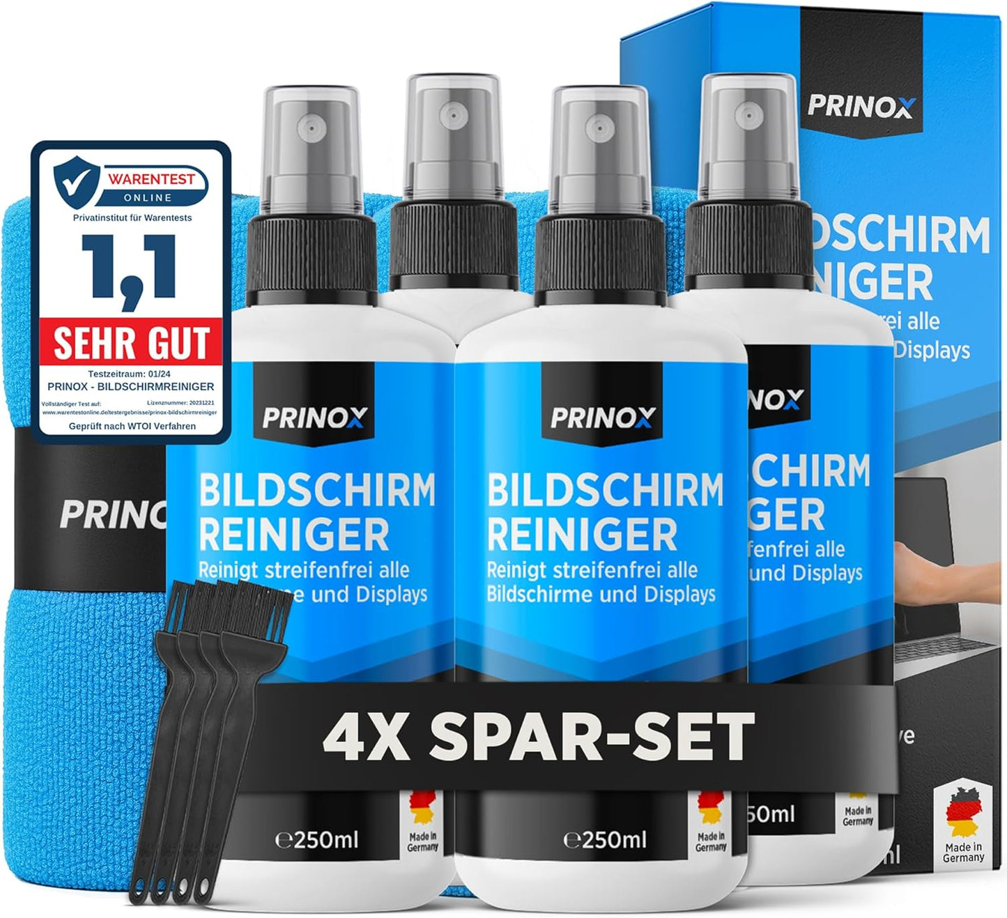 4x Bildschirmreiniger 250ml