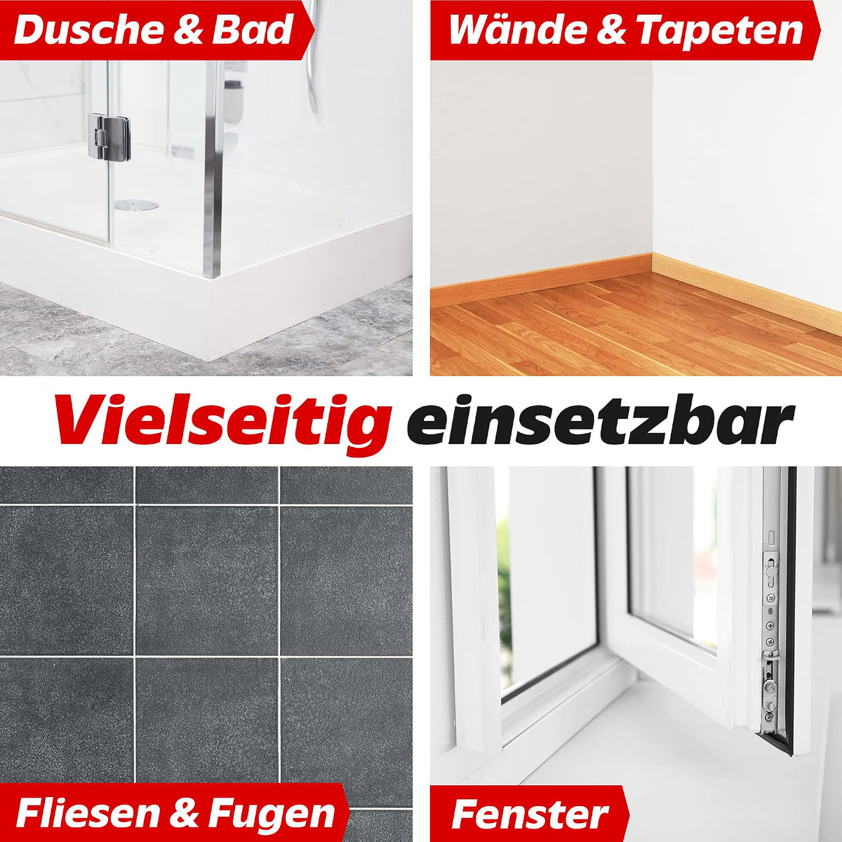 4x Schimmelentferner 550ml + 1x Paar Handschuhe