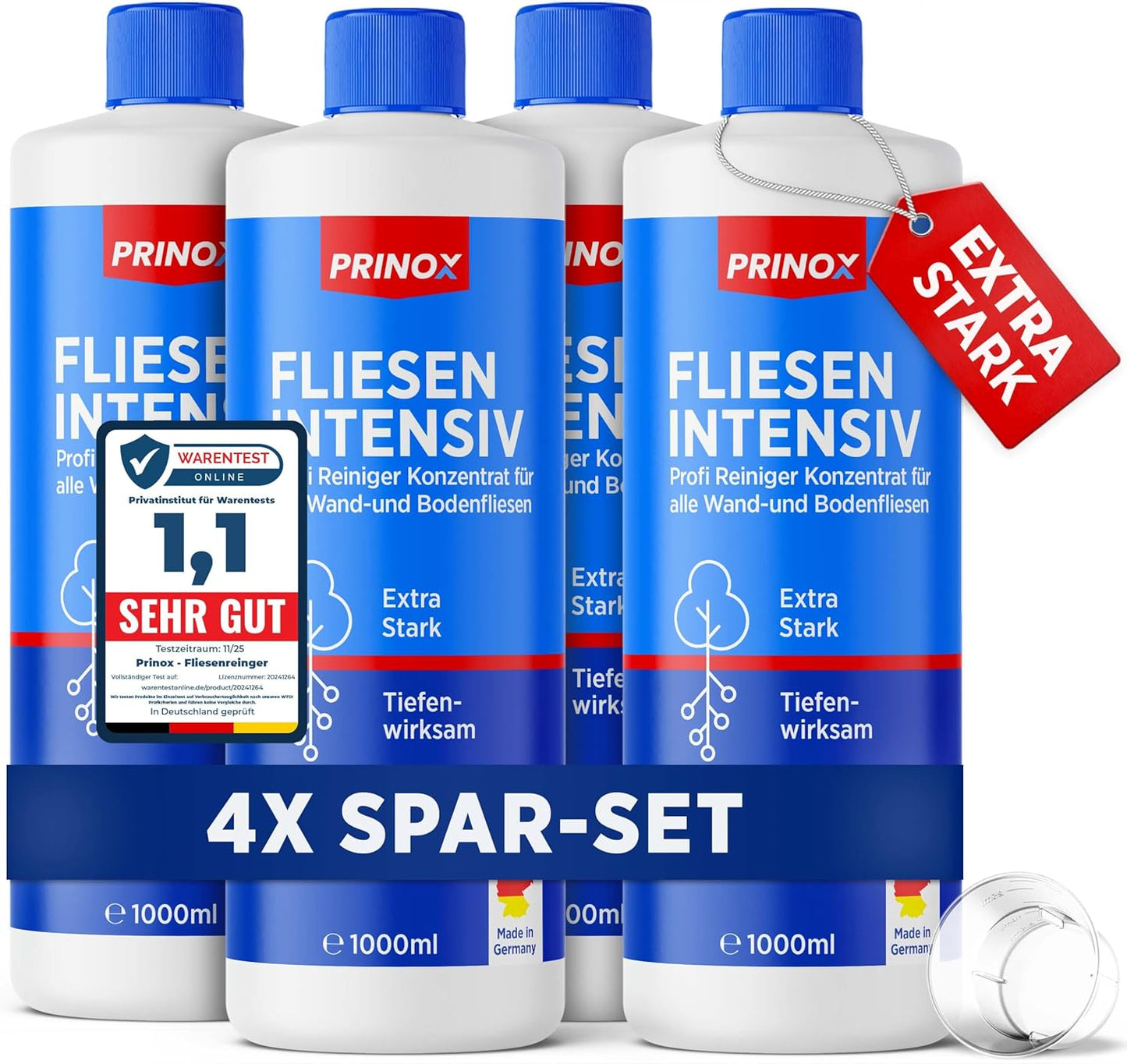 4x Fliesenreiniger 1L