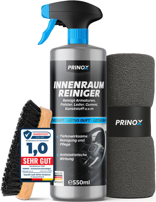 1x Auto Innenraumreiniger 550ml + 1x Tuch + 1x Bürste