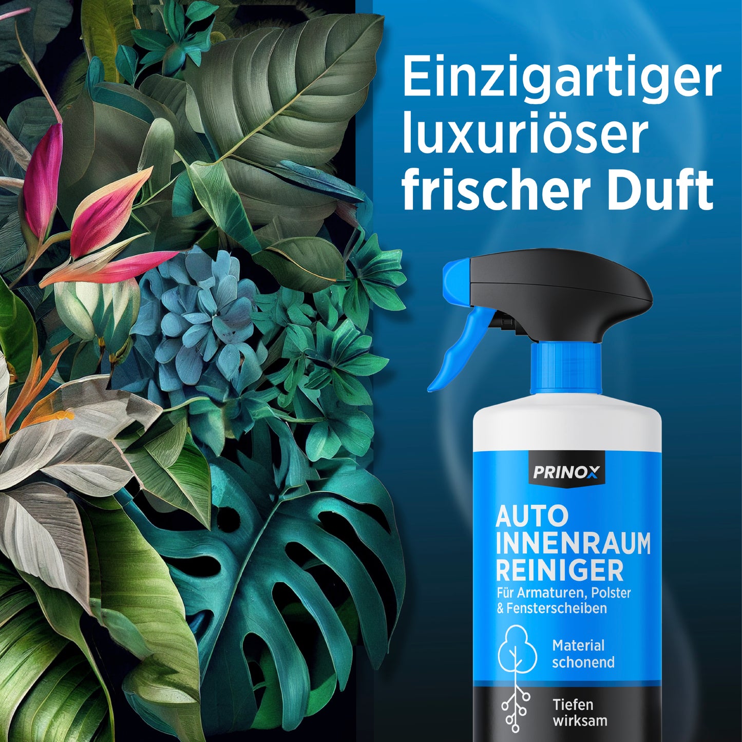 1x Auto Innenraumreiniger 550ml + 1x Tuch + 1x Bürste