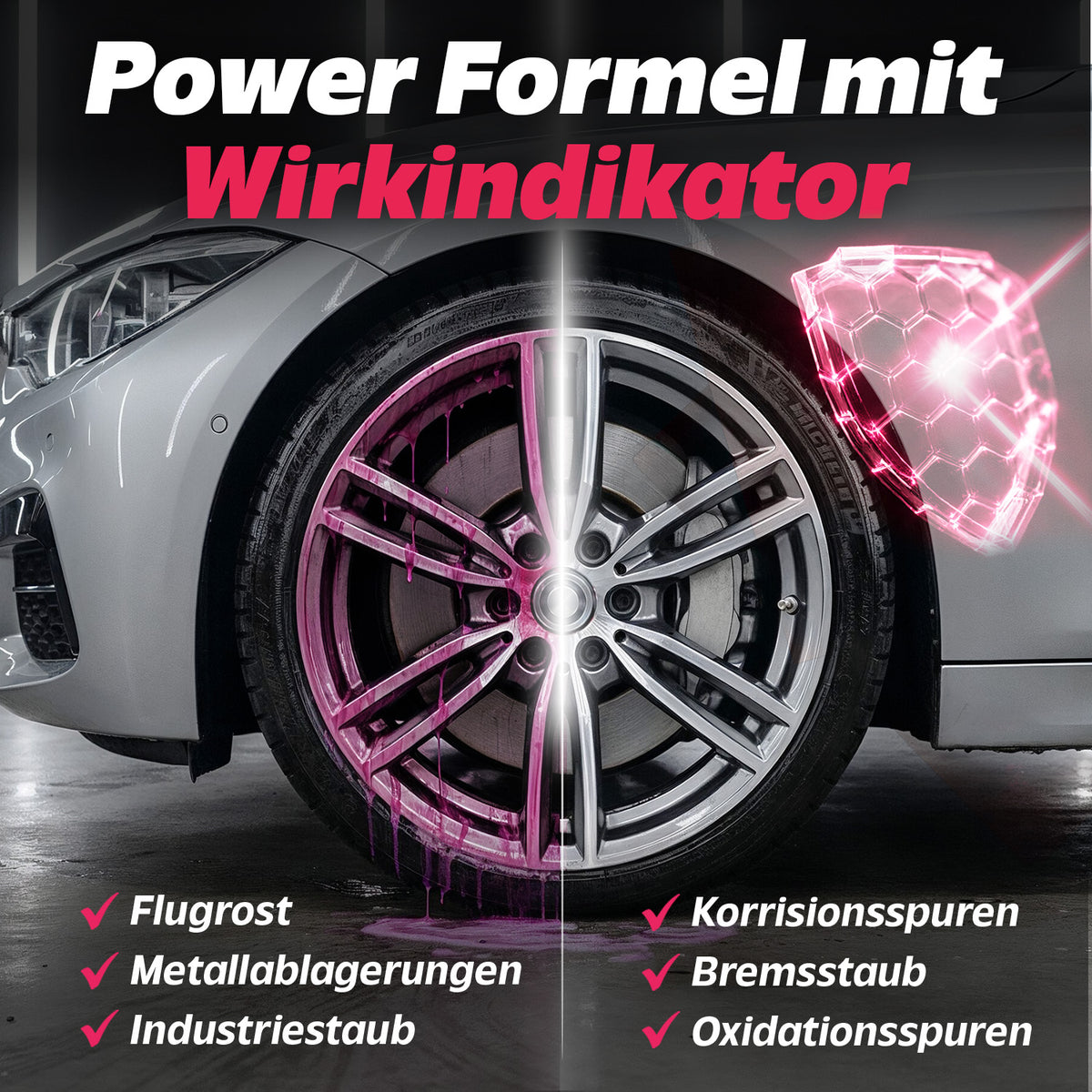 1x Flugrostentferner Spray 550ml + 1x Innenraumtuch