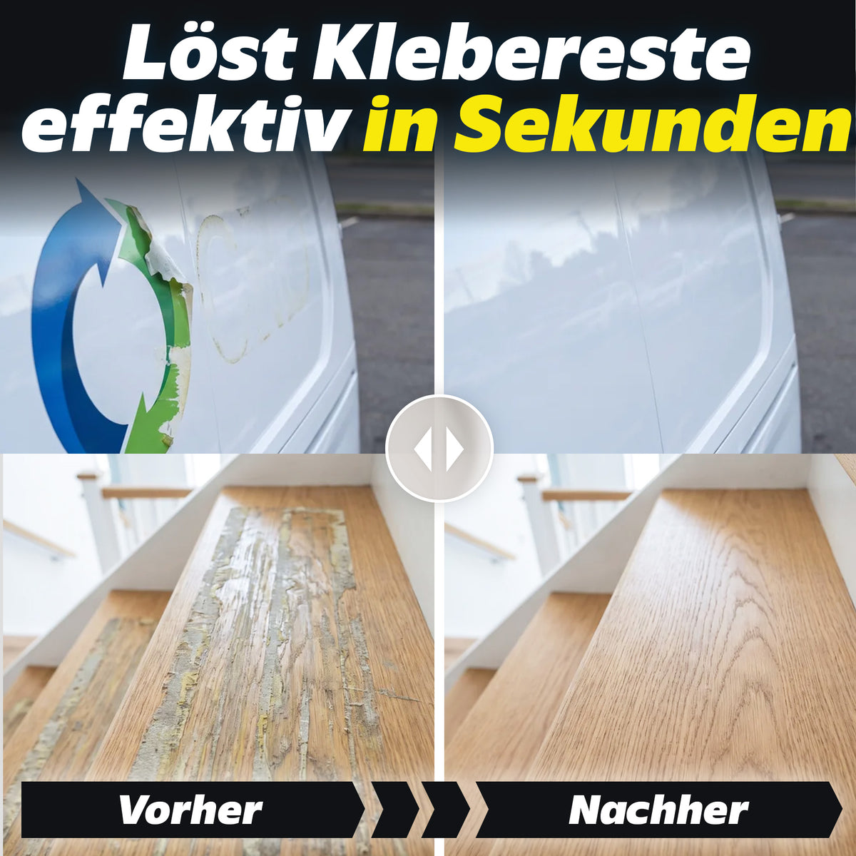 4x Klebereste Entferner + Schaber