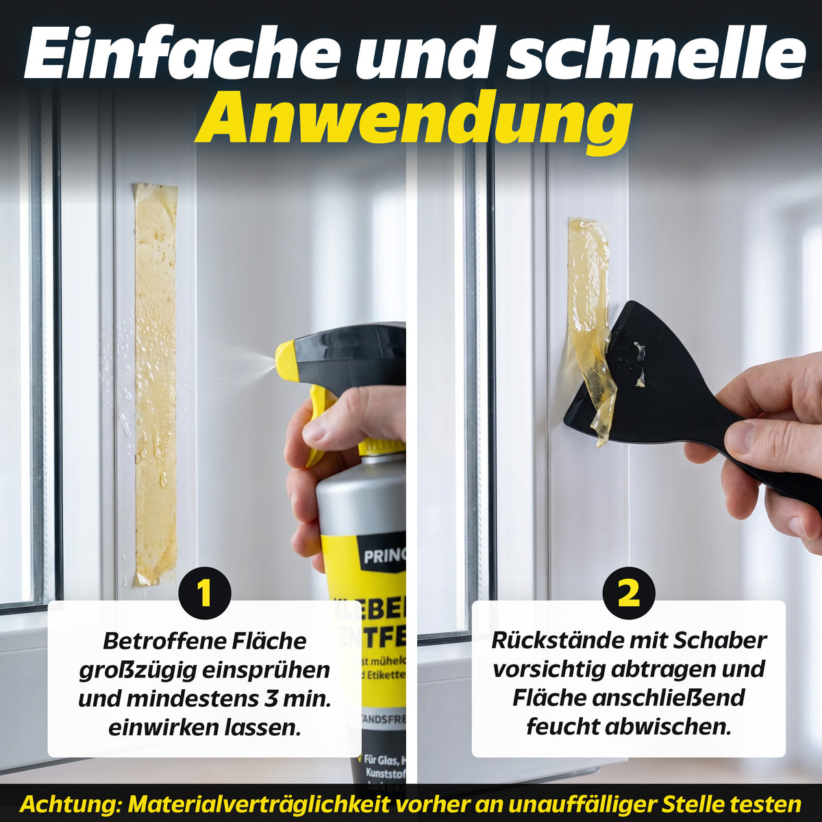 4x Klebereste Entferner + Schaber