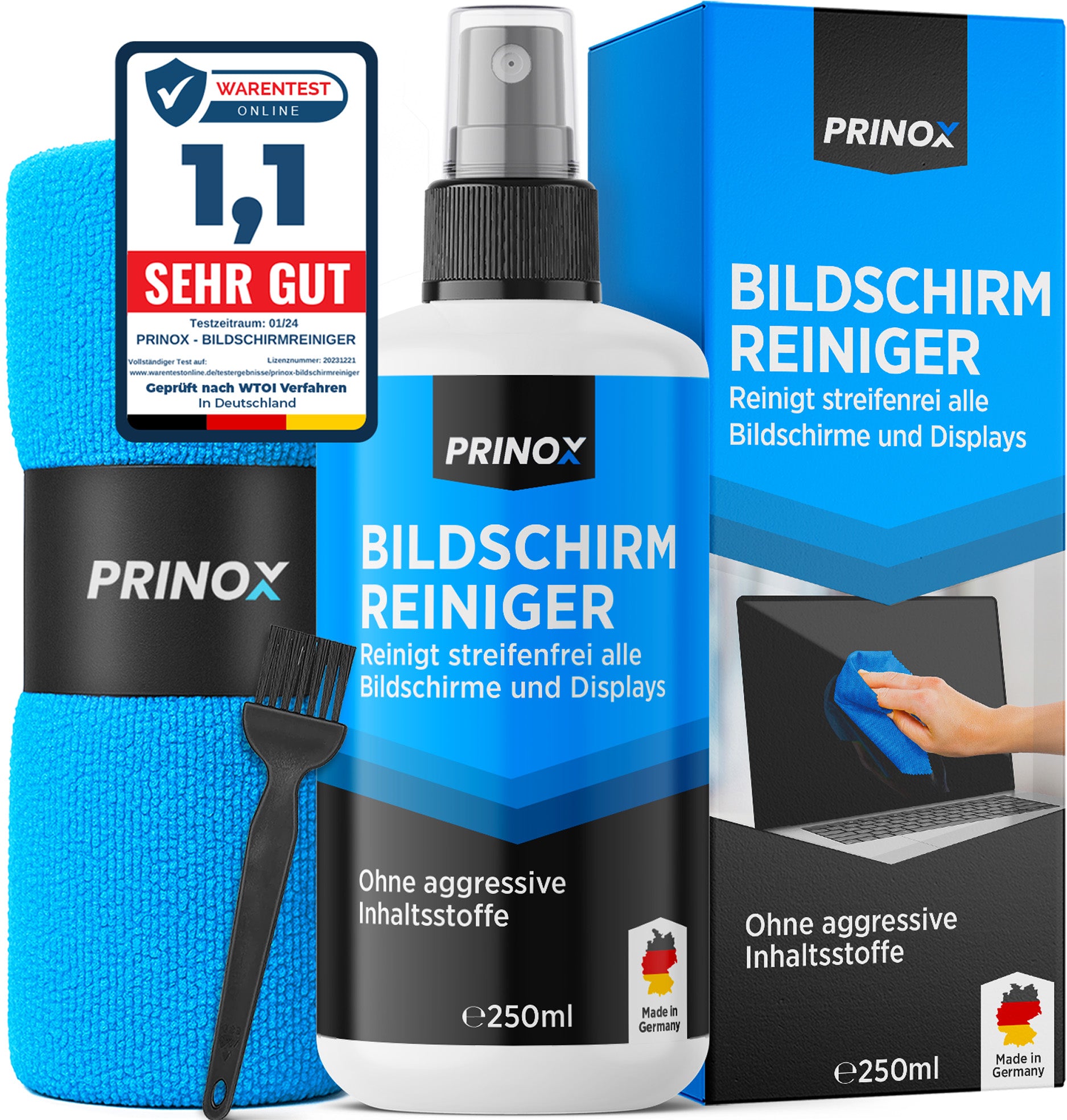 PRINOX Bildschirmreiniger Set 250ml