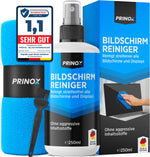 1x Bildschirmreiniger Set 250ml (inkl. 1x Tuch, 1x Pinsel)
