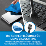 1x Bildschirmreiniger Set 250ml (inkl. 1x Tuch, 1x Pinsel)