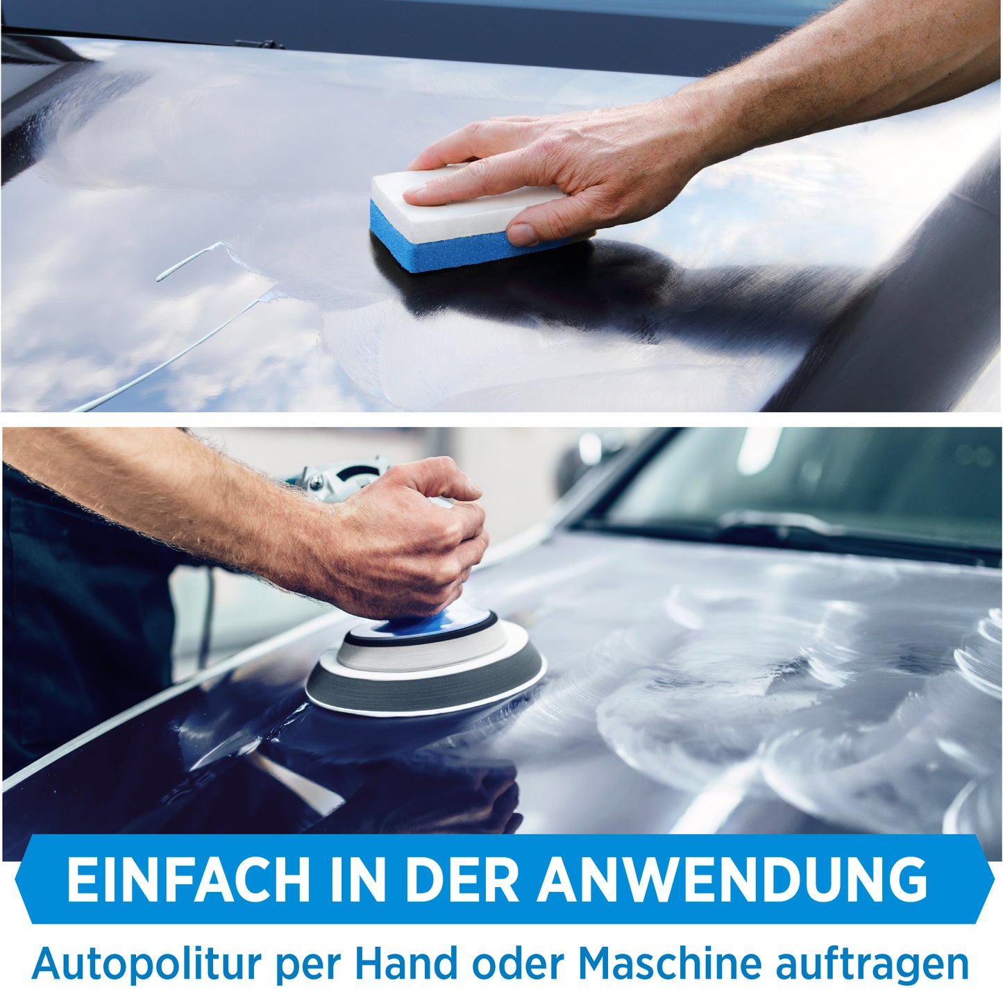 1x Autopolitur 500ml Set (inkl. Schwamm)