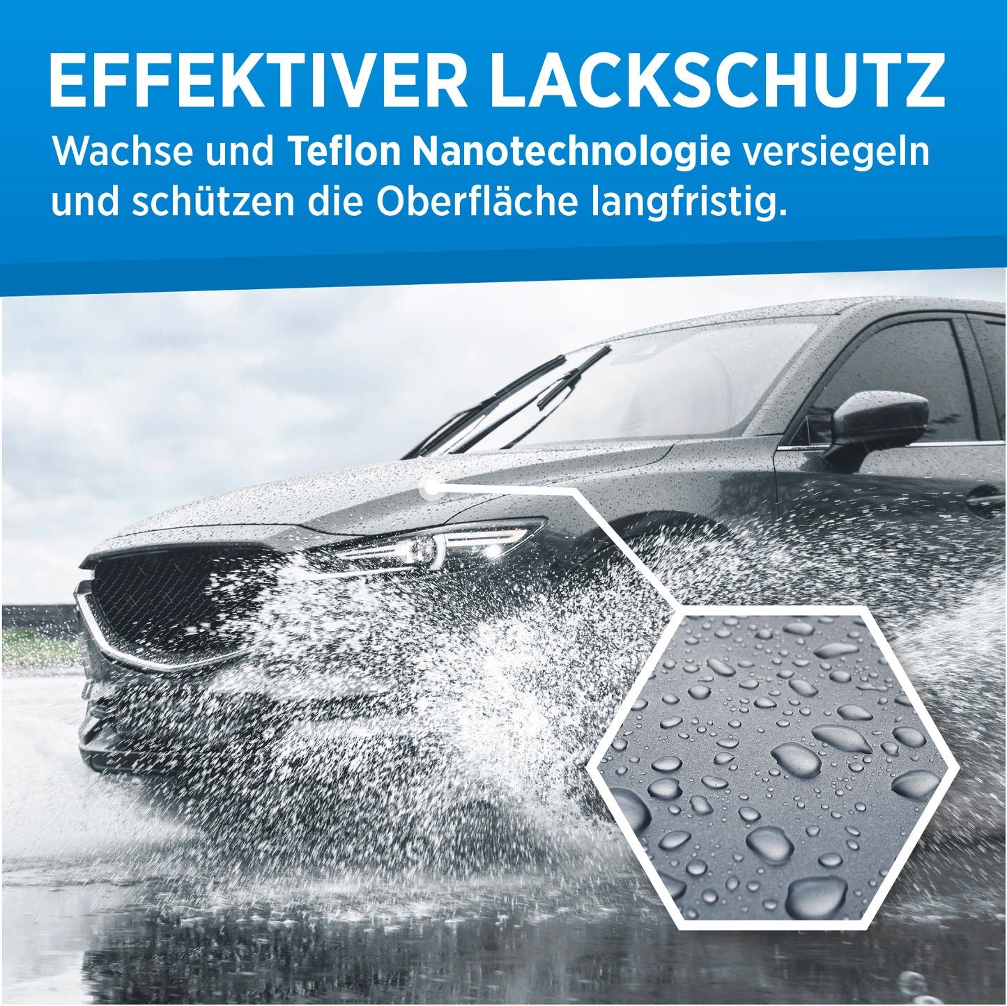 1x Autopolitur 500ml Set (inkl. Schwamm)