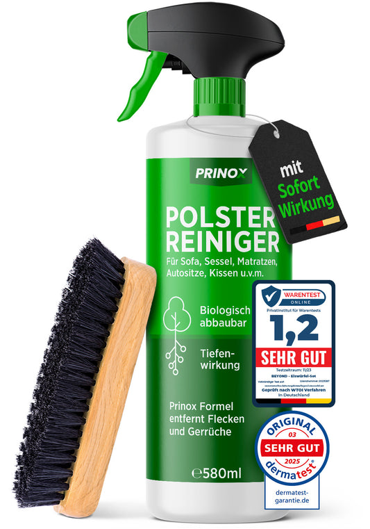 1x Polsterreiniger 580ml + 1x Polsterbürste