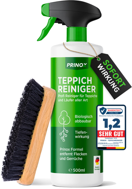 1x Teppichreiniger 580ml + 1x Polsterbürste