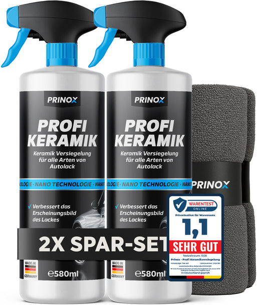 2x Keramikversiegelung Spray + Tuch
