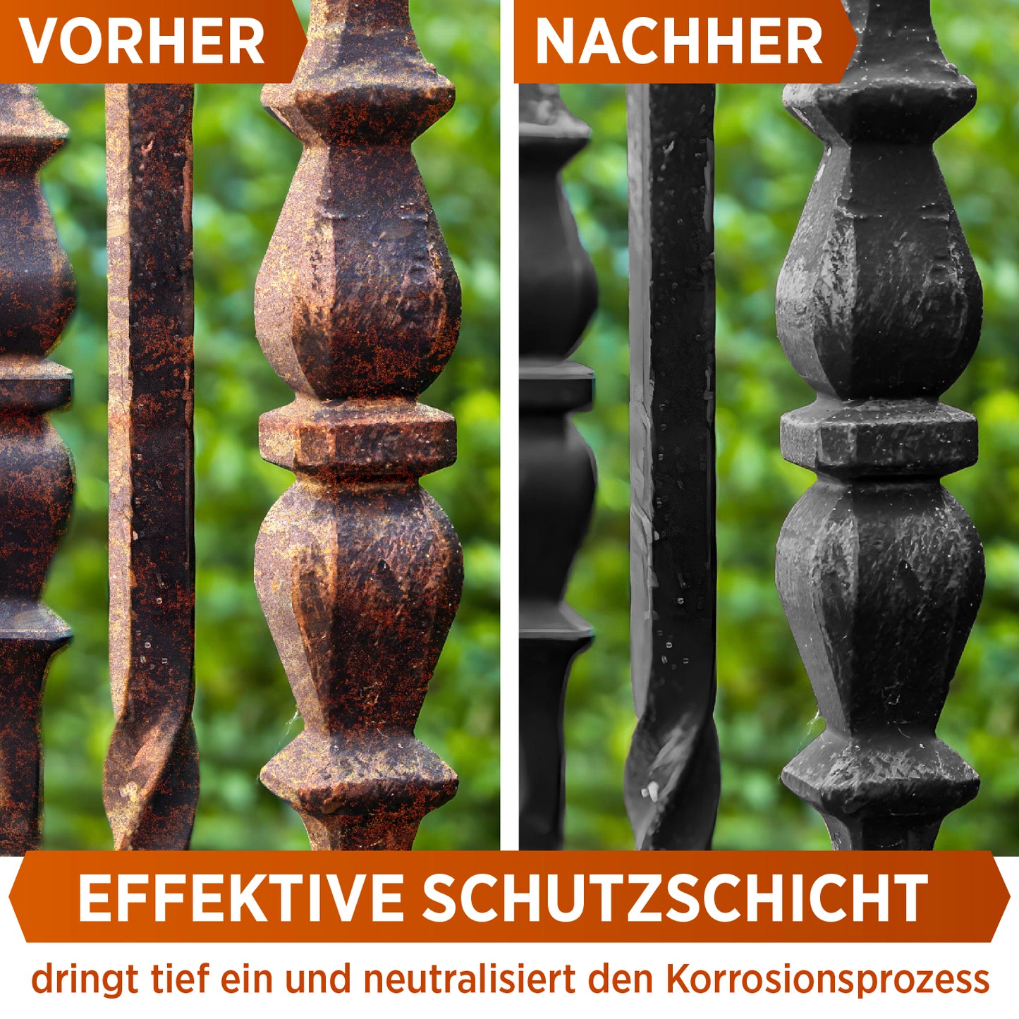 1x Rostumwandler 1000ml + 1x Pinsel + 1x Schleifvlies
